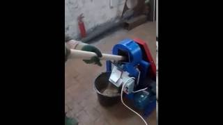 Щепорез в работе
