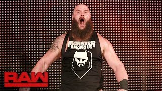 Braun Strowman is rehired: Raw, Jan. 15, 2018