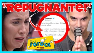 BBB20: Felipe Neto sabe história de participanteque daria cadeia + Bianca se desespera com rejeição