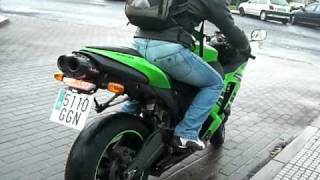 Kawasaki Ninja zx6r con Jardine exhaust