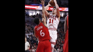 Doug McDermott vs Raptors (14/02/2017) - 20 Pts, 5 Rebs, 8-13 FGM, 2-4 Threes, Off The Bench!