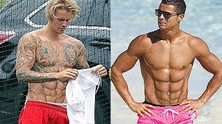 Justin Bieber vs Cristiano Ronaldo Transformation ★ 2018