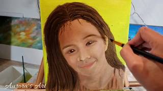 How I Paint Skin Tone on Face with Oil Paints ~ Challenge Painting