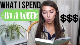 What I SPEND in a Week as a 22-year-old in DENVER, CO
