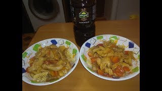 Курица в кисло-сладком соусе по-китайски. Очень вкусно.