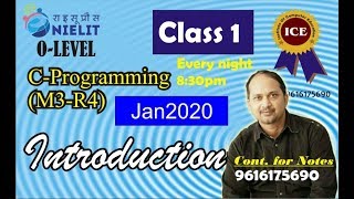 C Programming - O Level Jan2020 Paid Batch (4-nov)