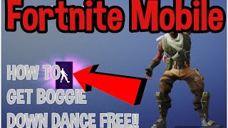 How To Get Boogie Down Dance IN Fortnite MOBILE