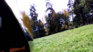 t-rex 450 outside my house md80 camera on bord flying first test