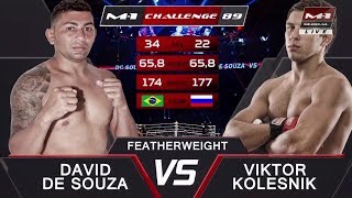 Давид Сильва Де Соуза vs Виктор Колесник, M-1 Challenge 89