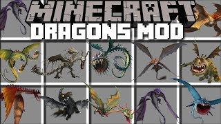 Minecraft DRAGON MOD / FIND OUT HOW TO TRAIN YOUR DRAGON ON BERK!! Minecraft