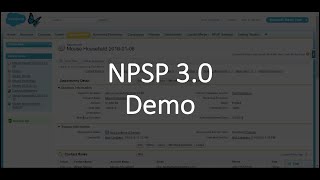 Nonprofit Success Pack (NPSP) 3.0 in less than 10 minutes