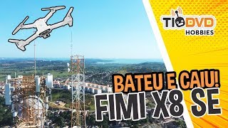 PERDEU SINAL BATEU E CAIU CRASH! DRONE FIMI X8 SE BOM E BARATO COM GPS CAMERA GIMBAL PARA INICIANTES