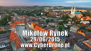 Mikołów Rynek Zachód Słońca