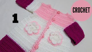 Como tejer abrigo en crochet  Sin costuras. 1ª parte ??