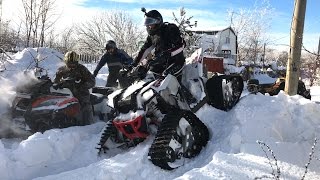 ЧТО МОГУТ ГУСЕНИЦЫ НА КВАДРОЦИКЛАХ POLARIS SCRAMBLER 1000 И 850