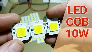 Пришли светодиоды COB 10W, буду делать свет на 24в, тестирование