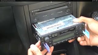 Volkswagen Golf Jetta Bora Radio Removal with Homemade Tools