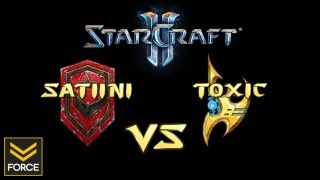 StarCraft 2 - Satiini [T] vs ToXiC [P] (Commentary)