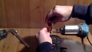 Самодельное приспособление для фрезеровки паза и шипа 1/3.