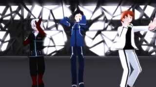 【MMDワートリ】小さい３人で虎視眈々【高画質ver.】