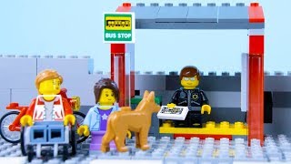 LEGO City Bus Fail STOP MOTION LEGO Bad Luck On The Bus | LEGO City | By Billy Bricks