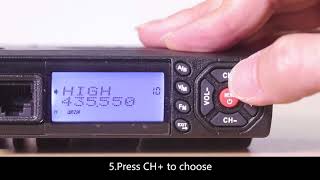Zastone ZT-218 Car Walkie Talkie Transmitting Procedures
