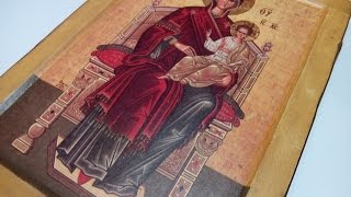 Купить Икону Божьей Матери в Киеве. Украина. Под старину