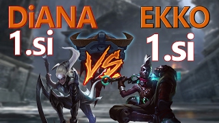 TİTANLARIN VS'si. TR Ekko 1.si vs TR Diana 1.si. Kim alır? League of legends Türkiye
