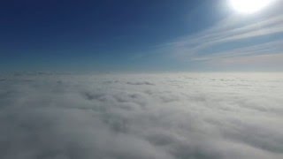Полет над облаками на квадрокоптере (above the clouds)