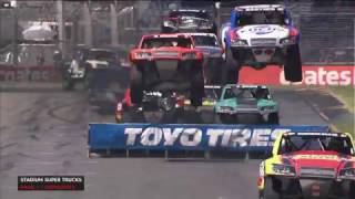 2017 Clipsal 500 Adelaide Stadium Super Trucks Race #1 Highlights