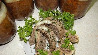 Паштет печеночно-мясной, консервированный.