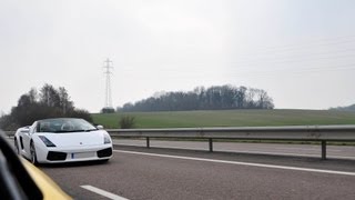 Lamborghini Gallardo 200mph high speed flyby