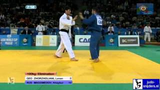 Levan Zhorzholiani (GEO) - Khaybula Magomedov (RUS) [-100kg]