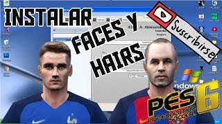 ★¡TUTORIAL: COMO INSTALAR FACES Y HAIRS PES6 2017!★