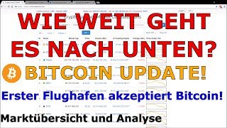WIE WEIT FÄLLT BITCOIN NOCH? Update Bitcoin Kurs! Marktübersicht und Analyse BTC