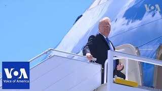 Trump heads to Singapore for the summit with Kim