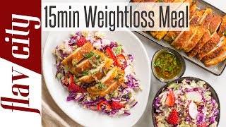 15 Minute Keto Chicken Meal Prepping For Weight Loss