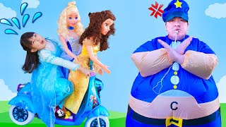 【寸劇】交通ルールを守って安全運転しよう！ごっこ・おままごと！子供教育 Let's drive safely - はねまりチャンネル