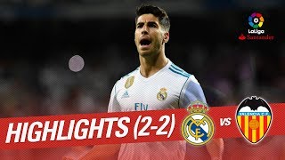 Resumen de Real Madrid vs Valencia CF (2-2)