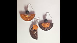 DIY Coffee pod: Comment-faire des boucles d'oreille demi lune
