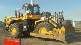 Новые бульдозеры Komatsu для разреза "Черногорский" СУЭК