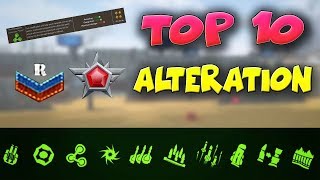 Tanki Online - Top 10 Alterations! (all ranks) | Танки Онлайн