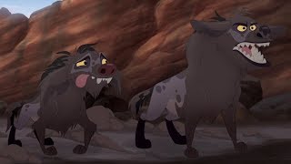 Lion Guard: "Hyenas covered in mud" | The Traveling Baboon Show HD Clip
