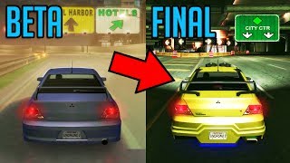 ÁREAS SECRETAS DA BETA DO NEED FOR SPEED UNDERGROUND 2!