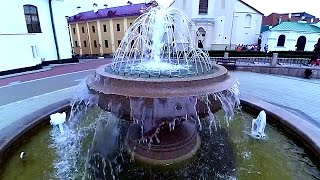 Фонтаны в Замедленной Съемке. Красивая Вода в Замедленной Съемке. Видео для Релаксации. Футажи Вода