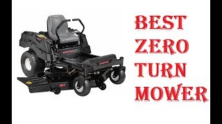Best Zero Turn Mower 2020