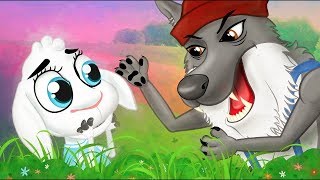 Il Lupo ei Sette Capretti storie per bambini | Cartoni animati