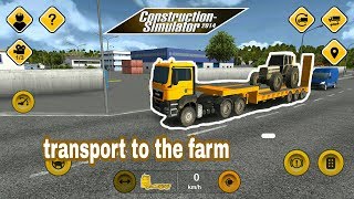 Delivery With Low Loader Truck - Construction Simulator 14