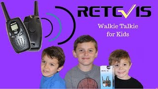 Retevis Walkie Talkies for kids RT628 unbox, review and manual