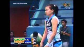 UAAP 73 R1 Adamson vs Ateneo (15 - Set2d) Dec. 15, 2010 Womens volleyball